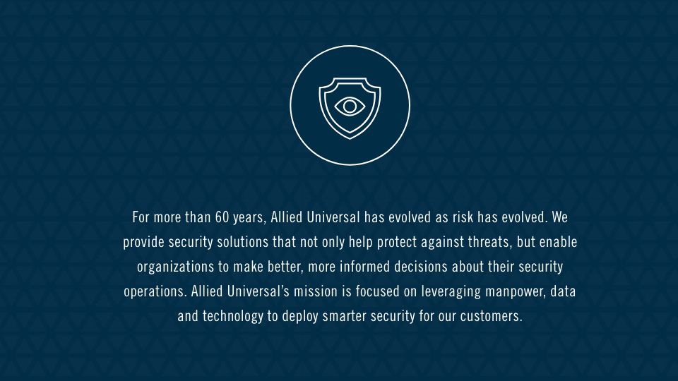 Allied Universal Security Services, Systems and Solutions