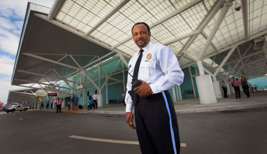 Security Guard at Airport