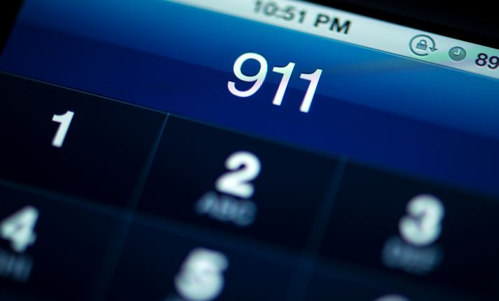 911 on cell phone