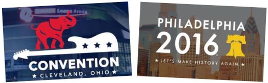 National Election Convention in Cleveland and Philadelphia  