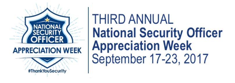 National Security Officer Appreciation Week Logo
