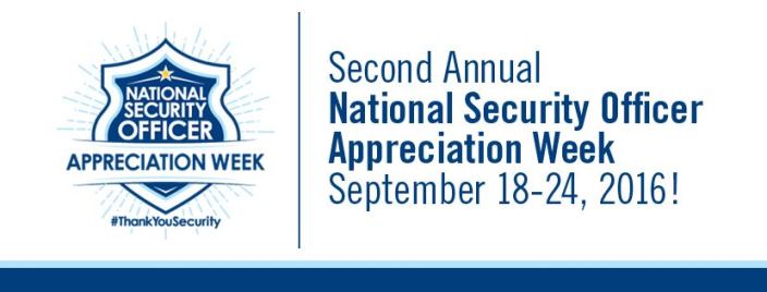 National Security Officer Appreciation Week 