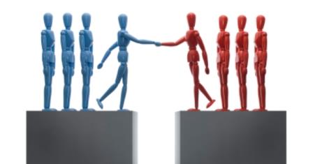 People Connecting Graphic
