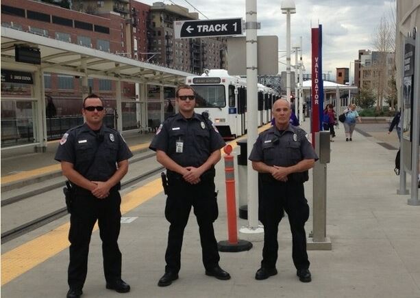 Security Officers Guarding Transit System