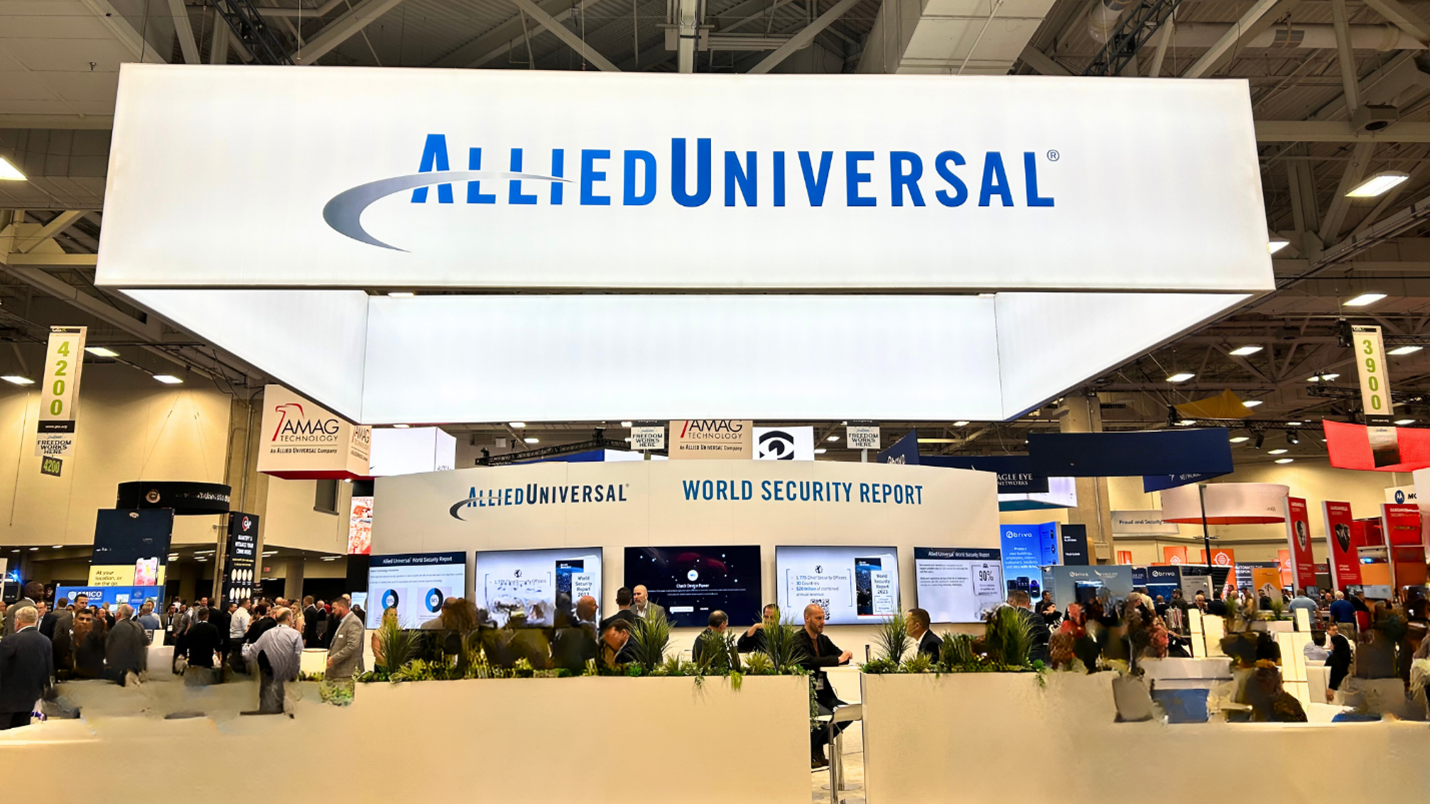Allied Universal booth at GSX