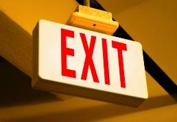 exit sign 