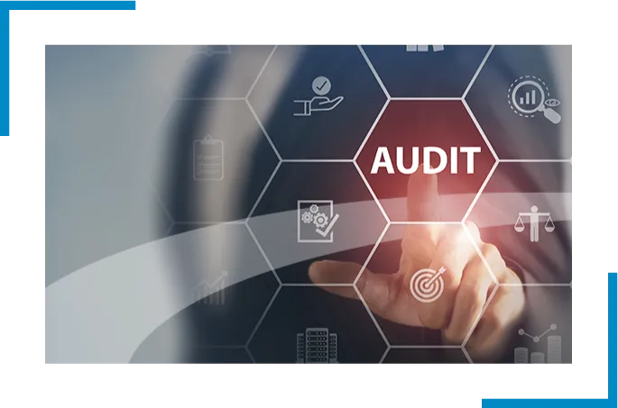 Audit graphic to emphasize red team audit services