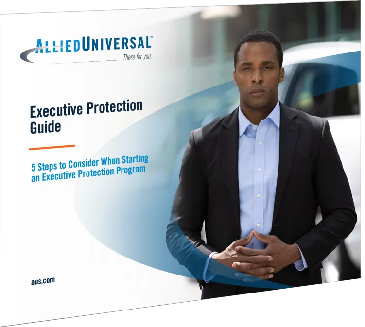 Executive Protection Guide - Cover