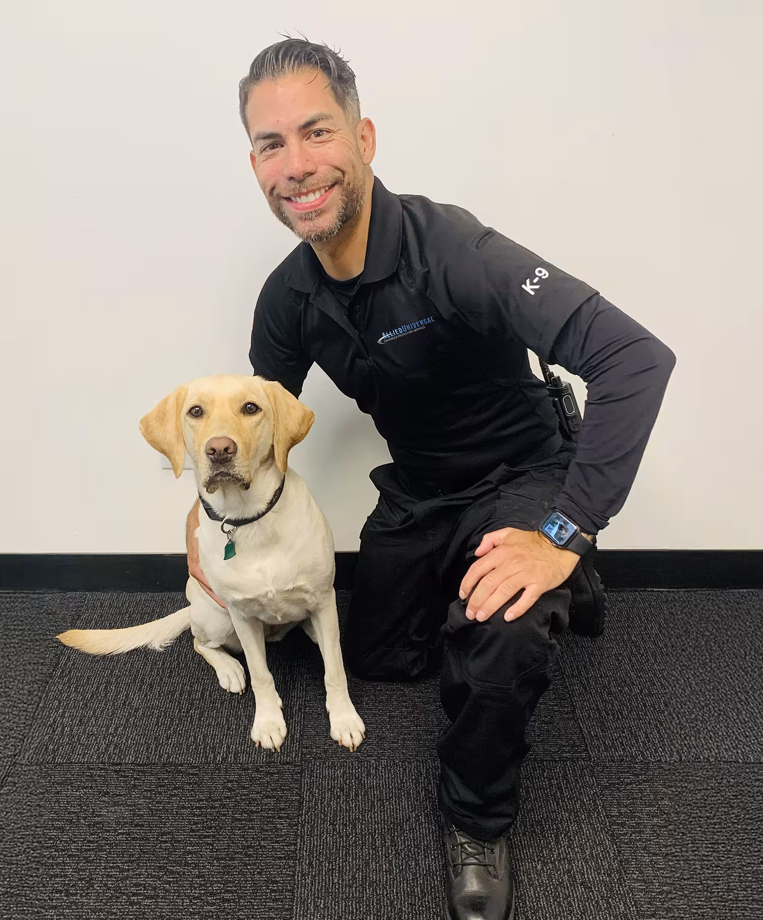 Man with a dog