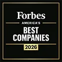 Forbes Best Companies logo
