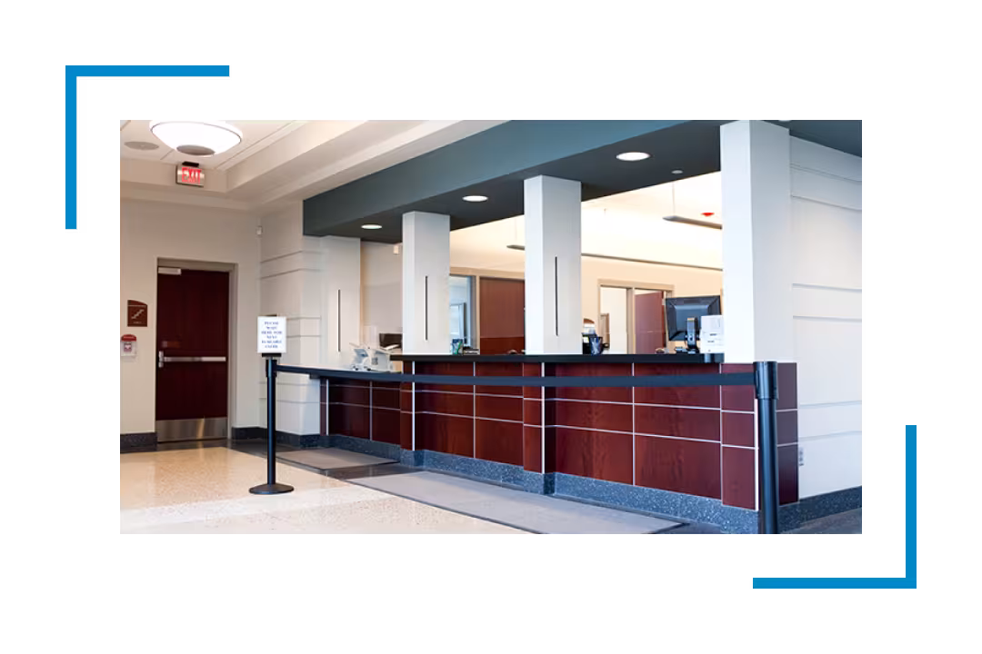 bank lobby