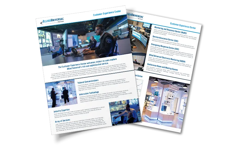 customer-experience-center-allied-universal-brochure